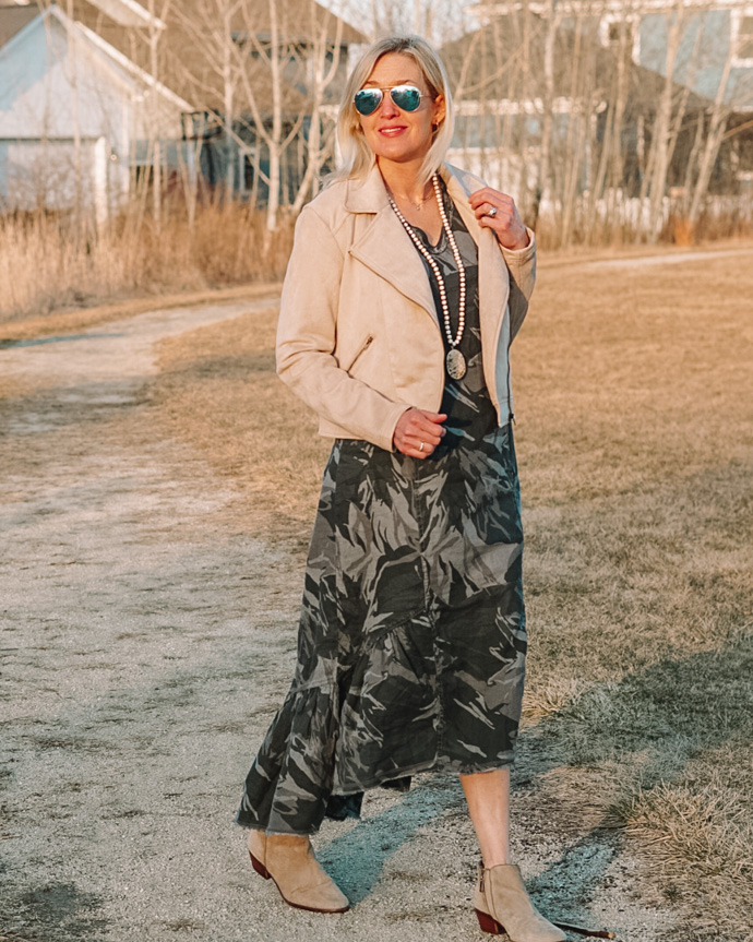 how to wear camo for spring