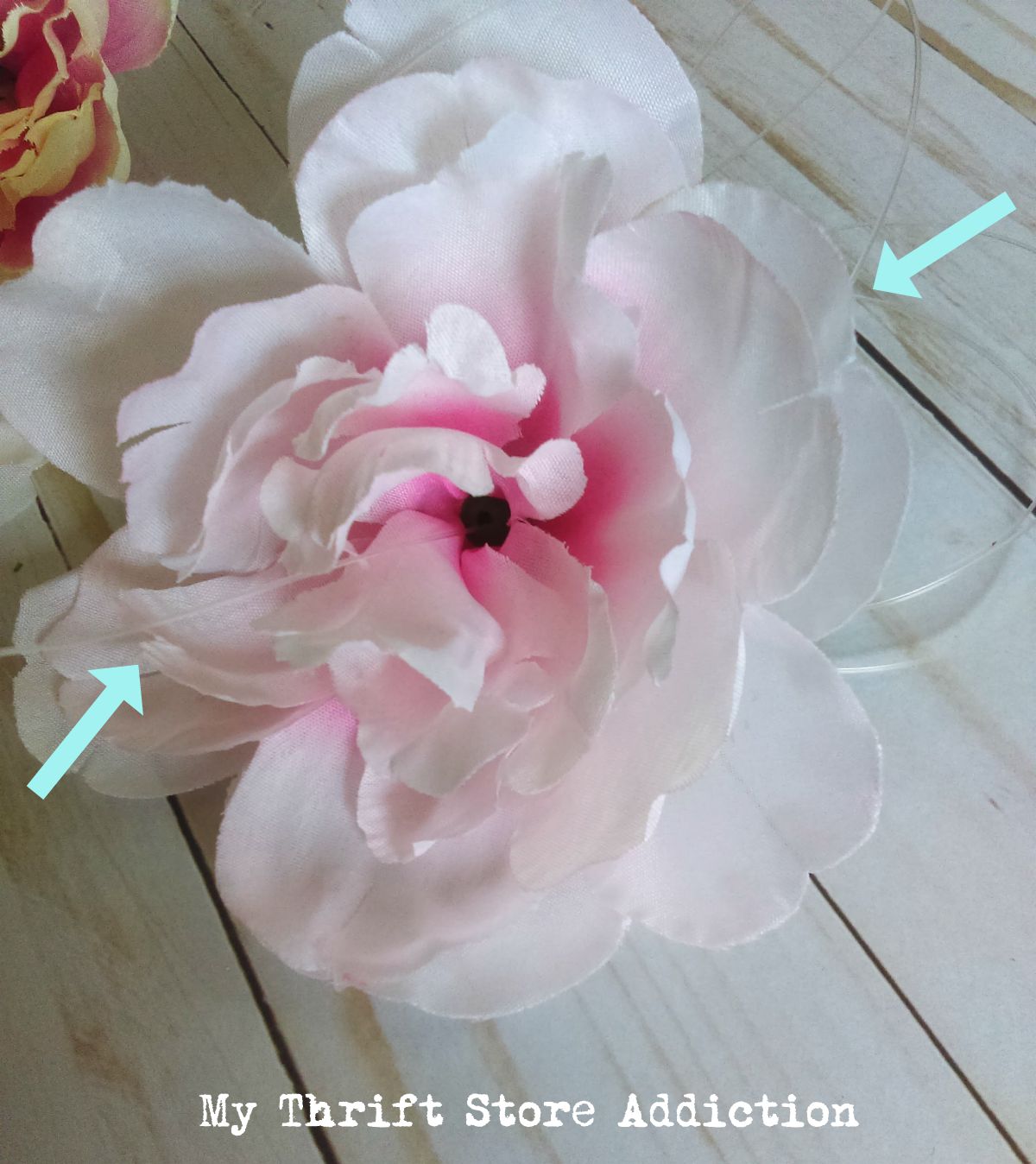 15 minute dollar store peony flower garland 