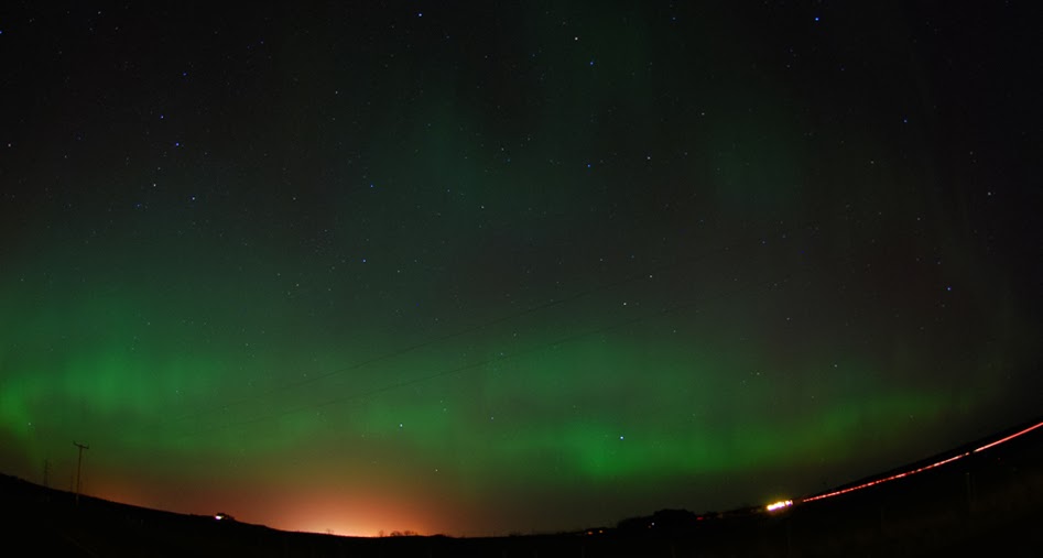 Aurora Borealis - Northern Lights - from Aberdeenshire Scotland