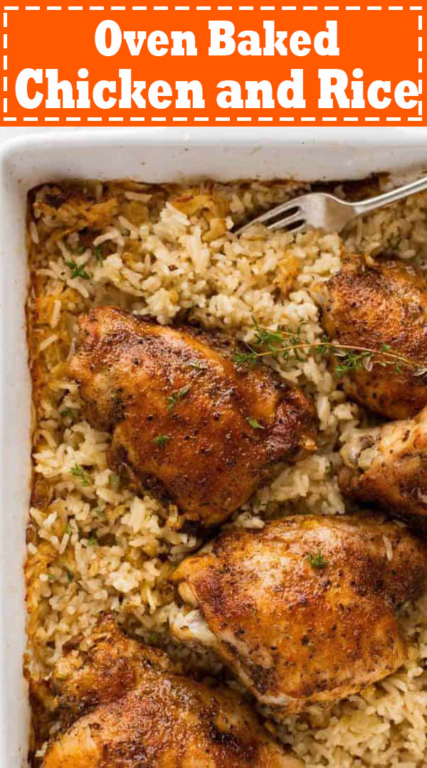 🍗🍗🍗 Oven Baked Chicken and Rice Vegan Recipes