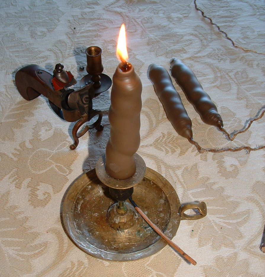 A Woodsrunner's Diary Candles & Candle Wicking 18th Century.