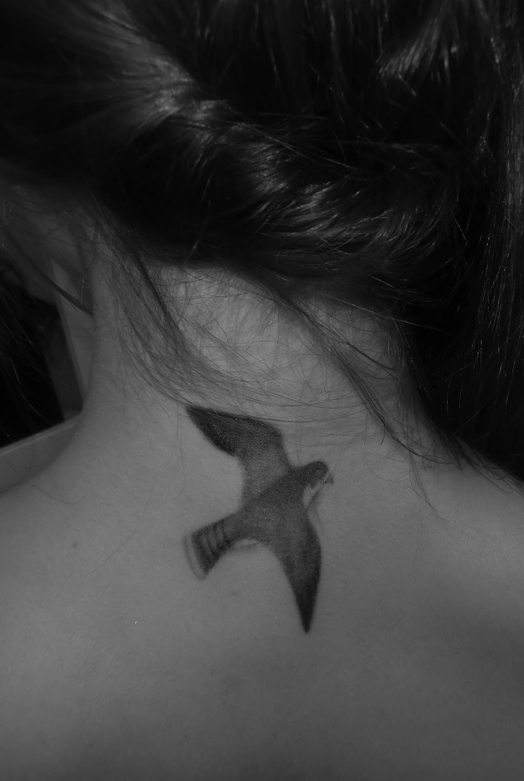 Birds Tattoos For You bird tattoo on neck