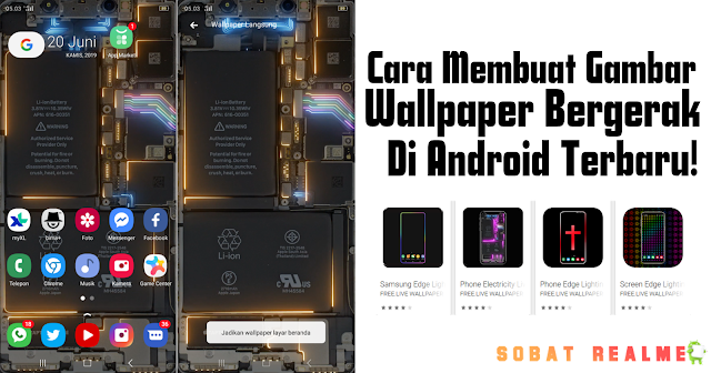 Cara Membuat Wallpaper Listrik Bergerak di Android - Sobat Realme