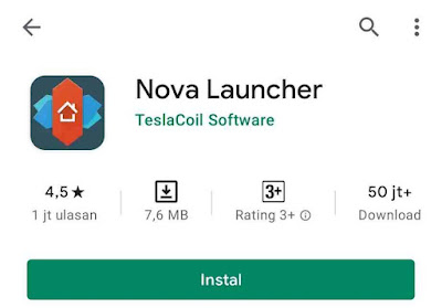 launcher menyembunyikan