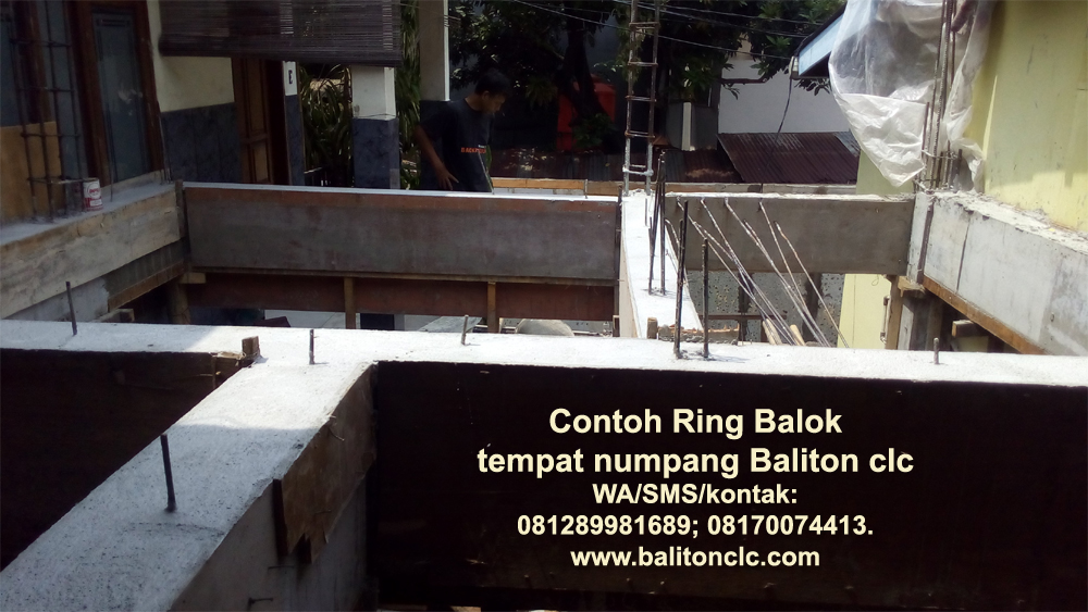 Baliton CLC Ngedak Lantai Praktis CONTOH RING BALOK