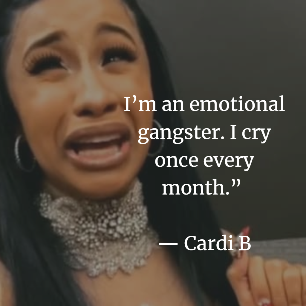 Inspiring Cardi B inspiring images quotes and funny lines
