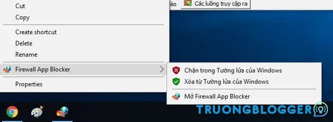 Chặn kết nối mạng của ứng dụng Windows bằng Firewall App Blocker