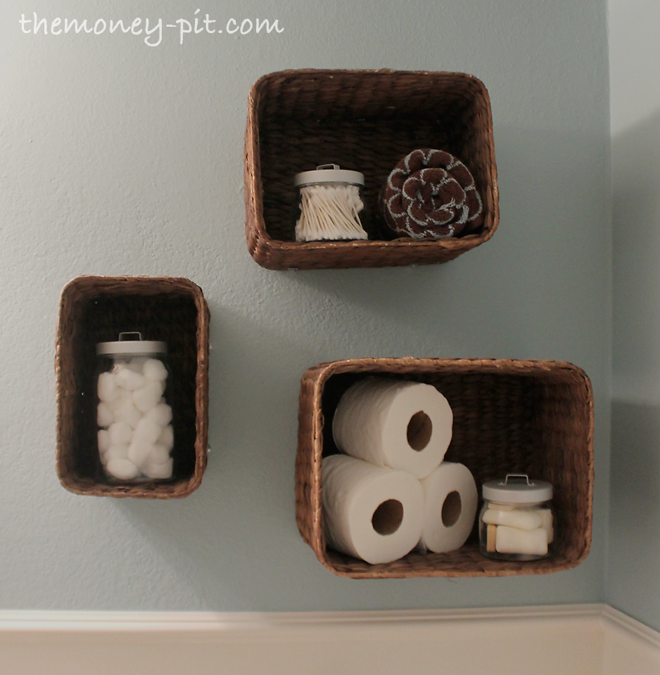 Turning Baskets into Shelves - The Kim Six Fix