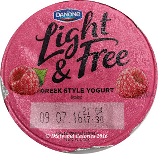 Danone Light & Free Raspberry Greek Style Yogurt Danone Light & Free Raspberry Greek Style Yogurt