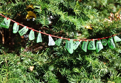 seaglass garland