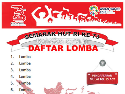 Brosur Lomba 17 Agustus 2019 Word Gambar Ngetrend Dan Viral Brosur Lomba 17 Agustus 2019 Word Gambar Ngetrend Dan Viral