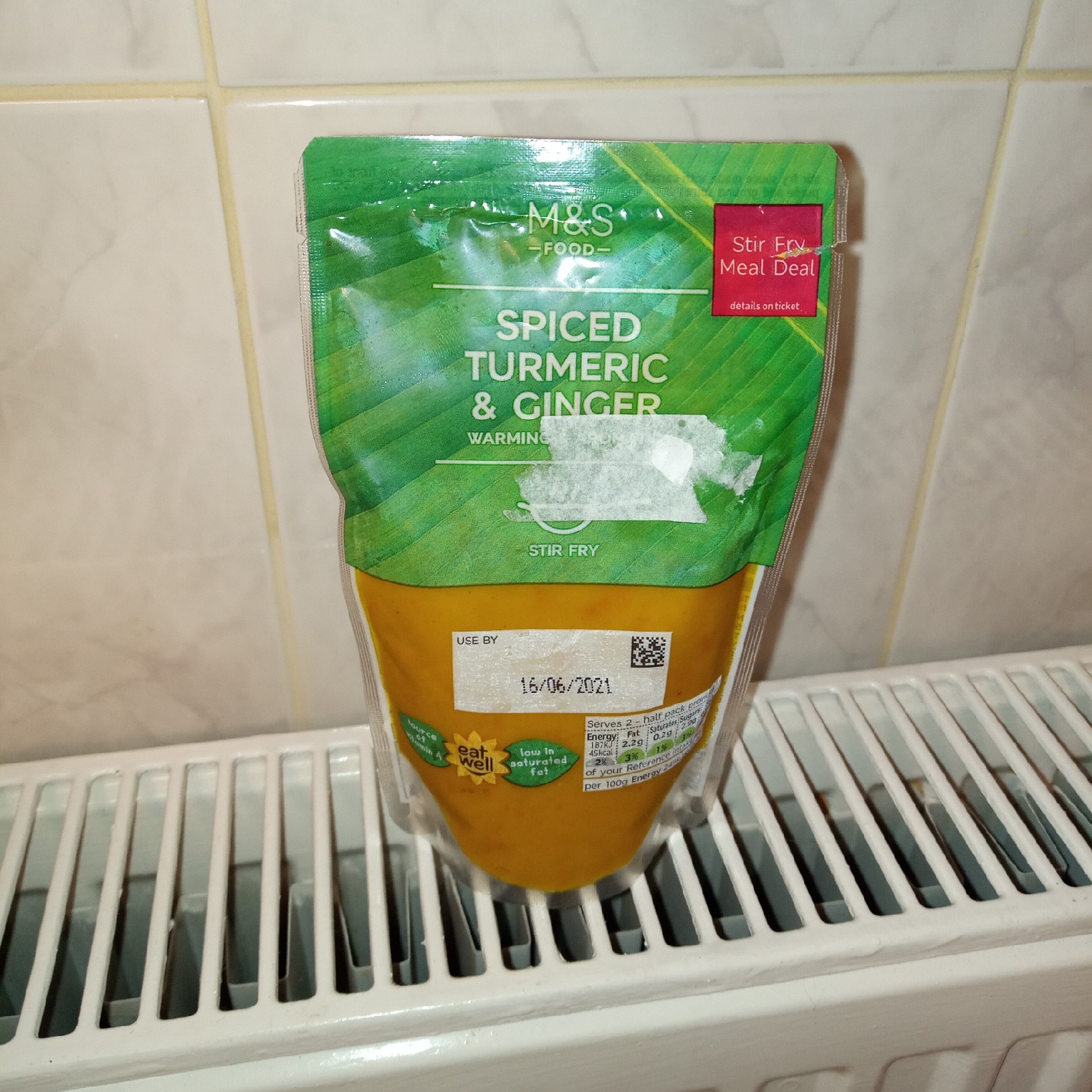 Supersupergirl's Food Reviews M&S Marks Spencer Spiced Turmeric