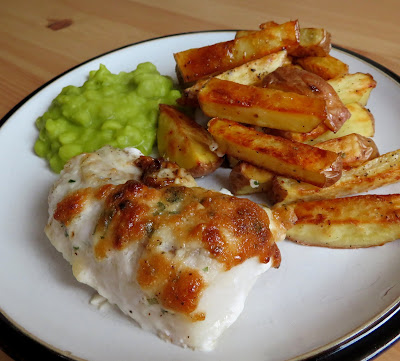 Garlic Herbed Cod & Chips