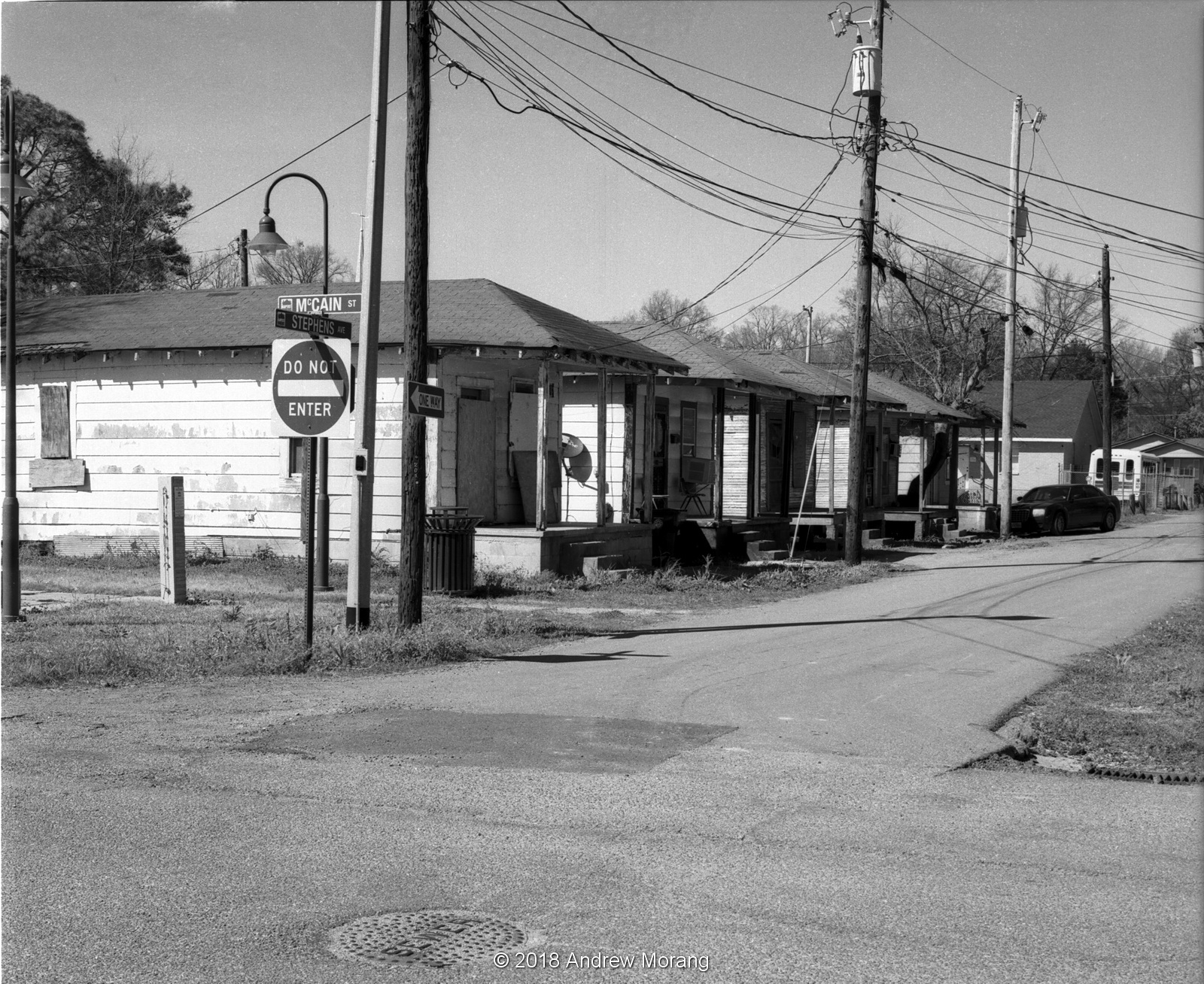 Urban Decay The Mississippi Delta 29 Baptist Town, Greenwood (B&W film)