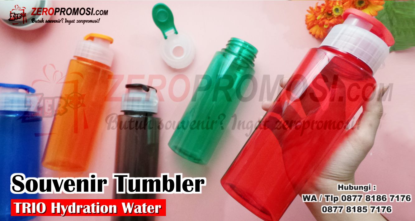 Botol Minum Polos Chielo Trio Hydration Water, botol air minum trio chielo bpa free, Trio Hydration Water Bottle