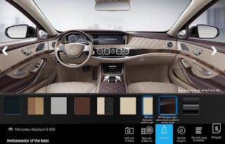 Màu nội thất ốp gỗ Designo Sunburst Myrtle màu Nâu bóng Mercedes Maybach S600 2015 Nội thất Mercedes Maybach S600 2015 màu Vàng Silk (975)