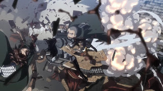 コニー・スプリンガー Connie Springer CV. 下野紘 Shimono Hiro ライナー・ブラウン 鎧の巨人 Reiner Braun Armored Titan CV. 細谷佳正 Hosoya Yashimasa Hellominju.com : 進撃の巨人 アニメ 第3期 54話 勇者 | Attack on Titan Season3 Part2 Ep.54 "Hero" | Hello Anime !