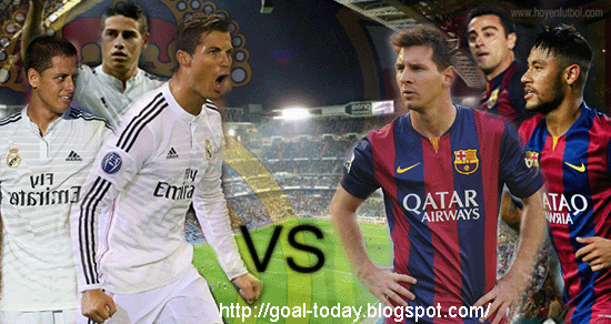 Barcelona vs Real Madrid Match Liga BBVA - Goal Today