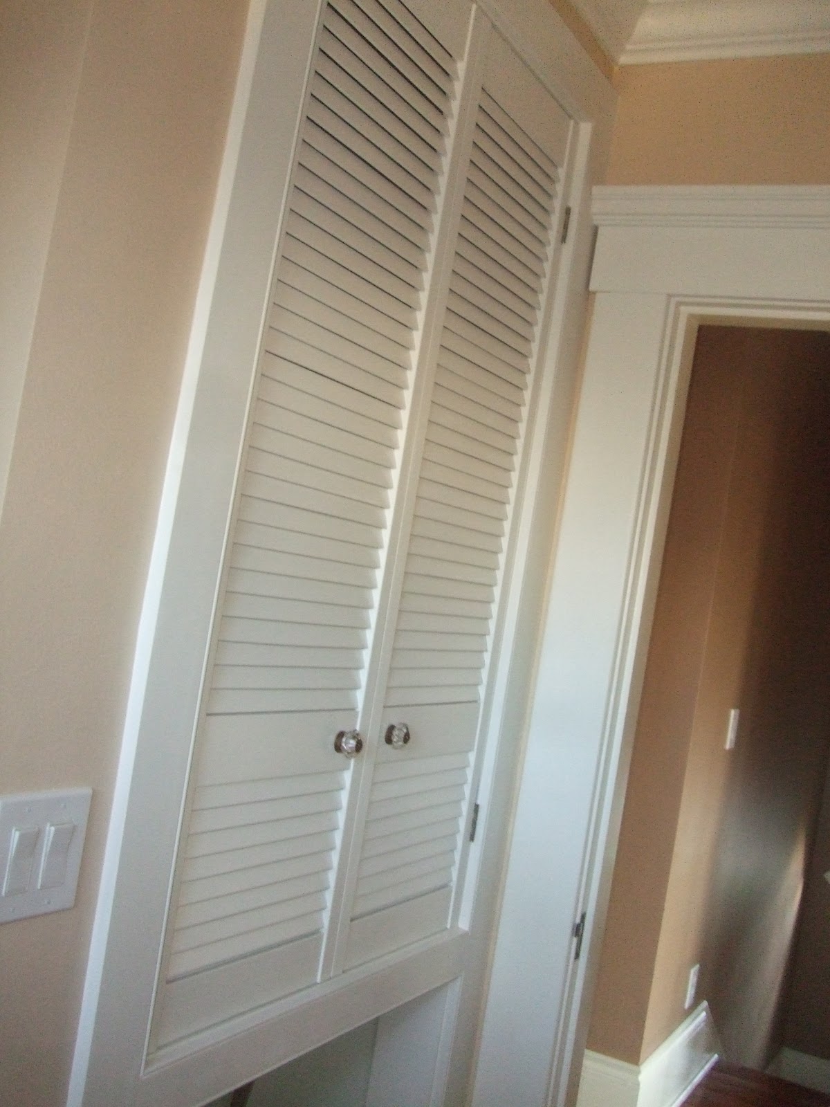 The Smiths Bathroom Closet Doors Installed