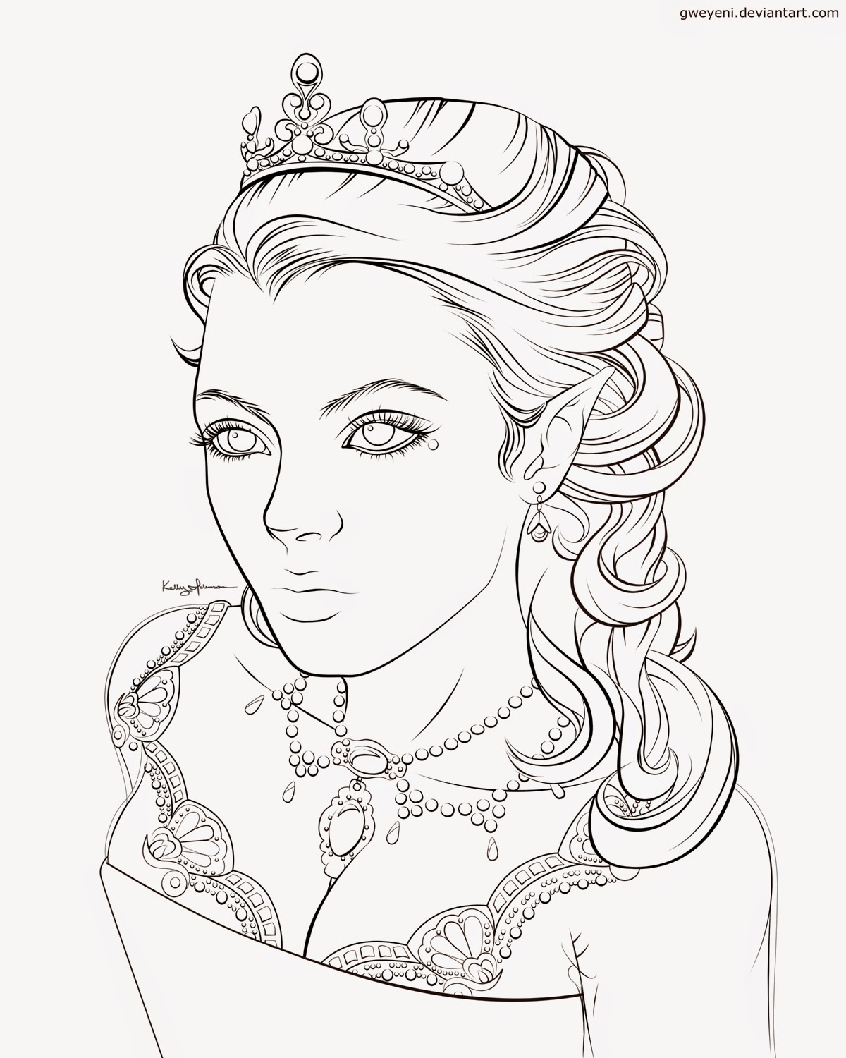 qeen coloring pages please - photo #39