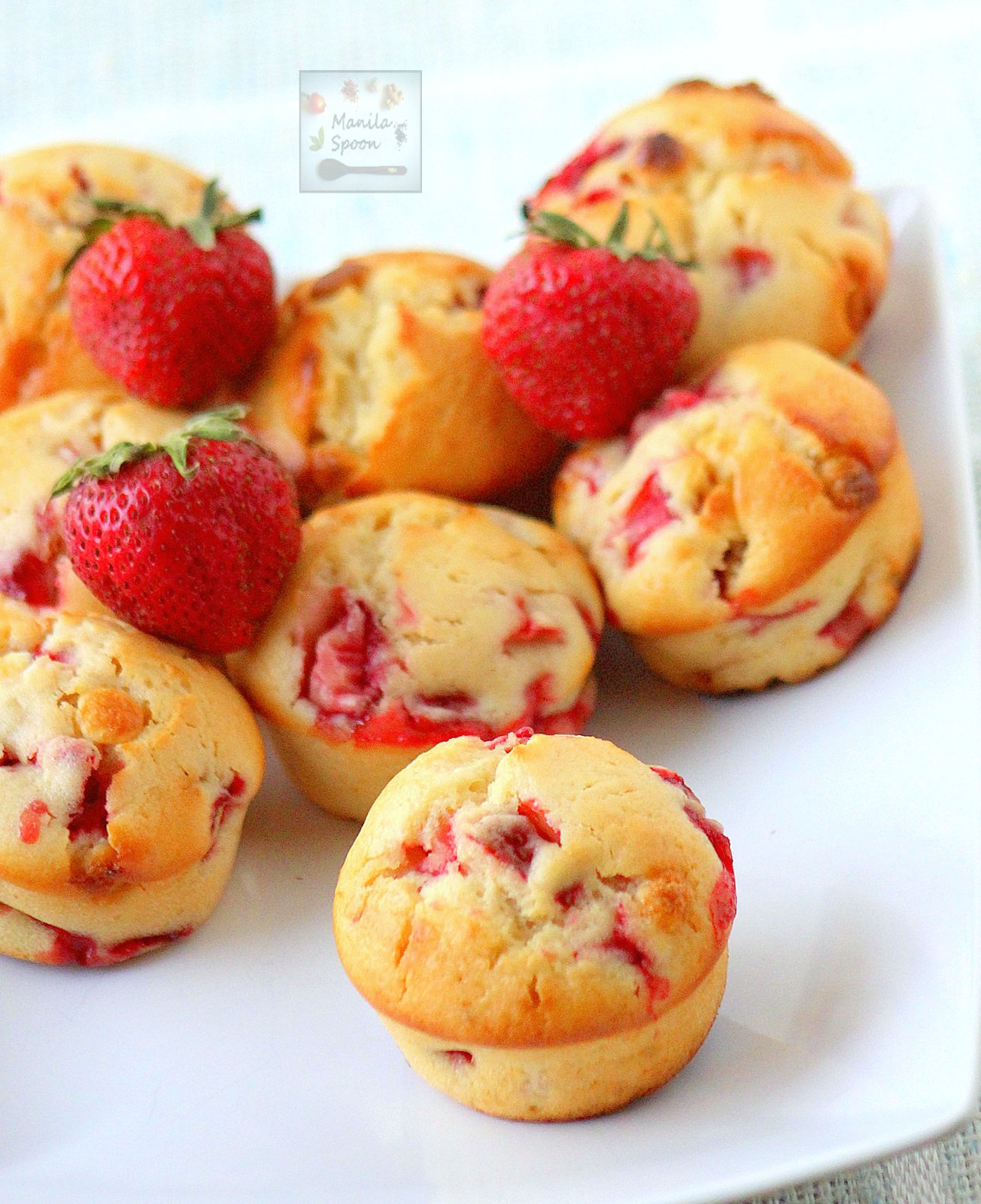 Tried and tested delicious master recipe for muffins. Add your favorite fruits and throw in some chocolate, too! This formula works and always comes out moist and yummy! No need for any mixer. | manilaspoon.com