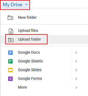 Gmail 3을 통해 폴더 보내기