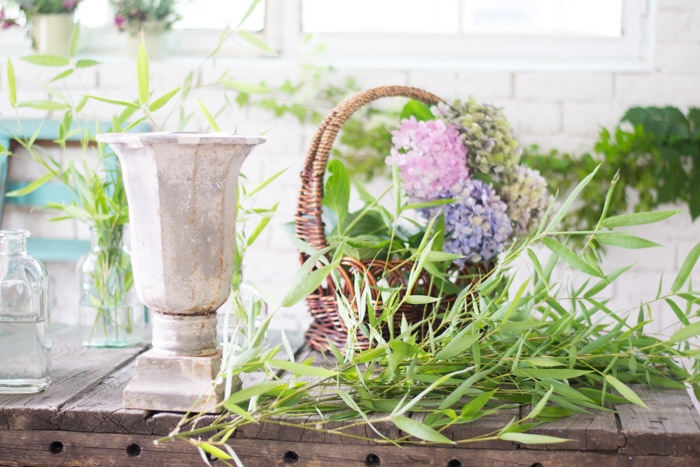  Centro de flores diy