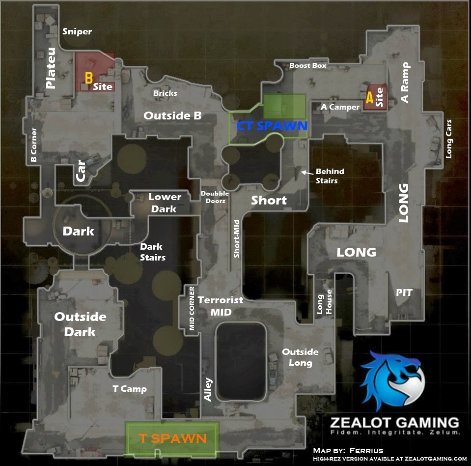 Карта для расположения рук в кс го