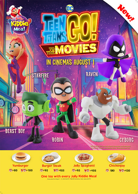 Playtime just got super with Jollibee Kiddie Meal’s new Teen Titans Go! To the Movies collectibles