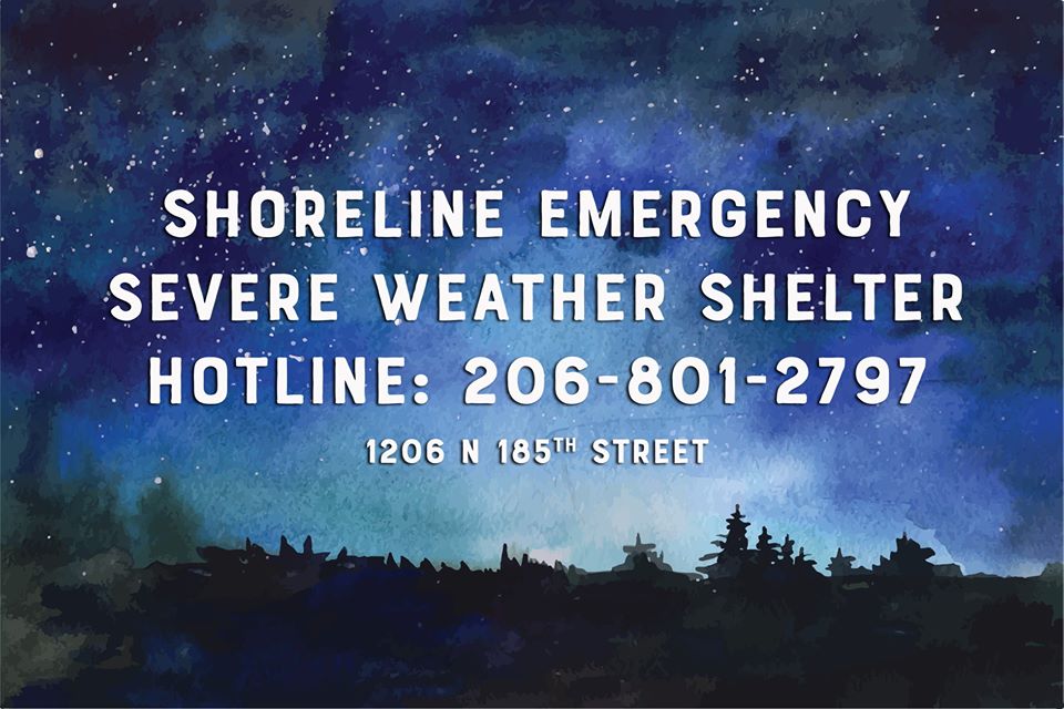 Shoreline Area News Shoreline Severe Weather Shelter open Tuesday