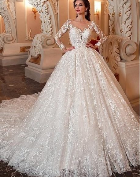 صور فساتين اعراس 2021 ، احدث تشكيلة فساتين اعراس لجمالك