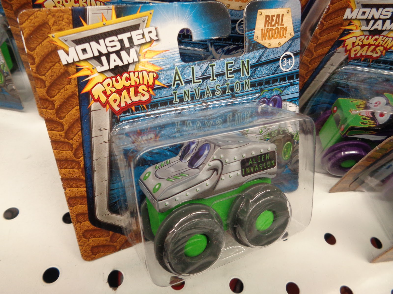 J And J Toys: Monster Jam Truckin Pals Wooden Vehicles