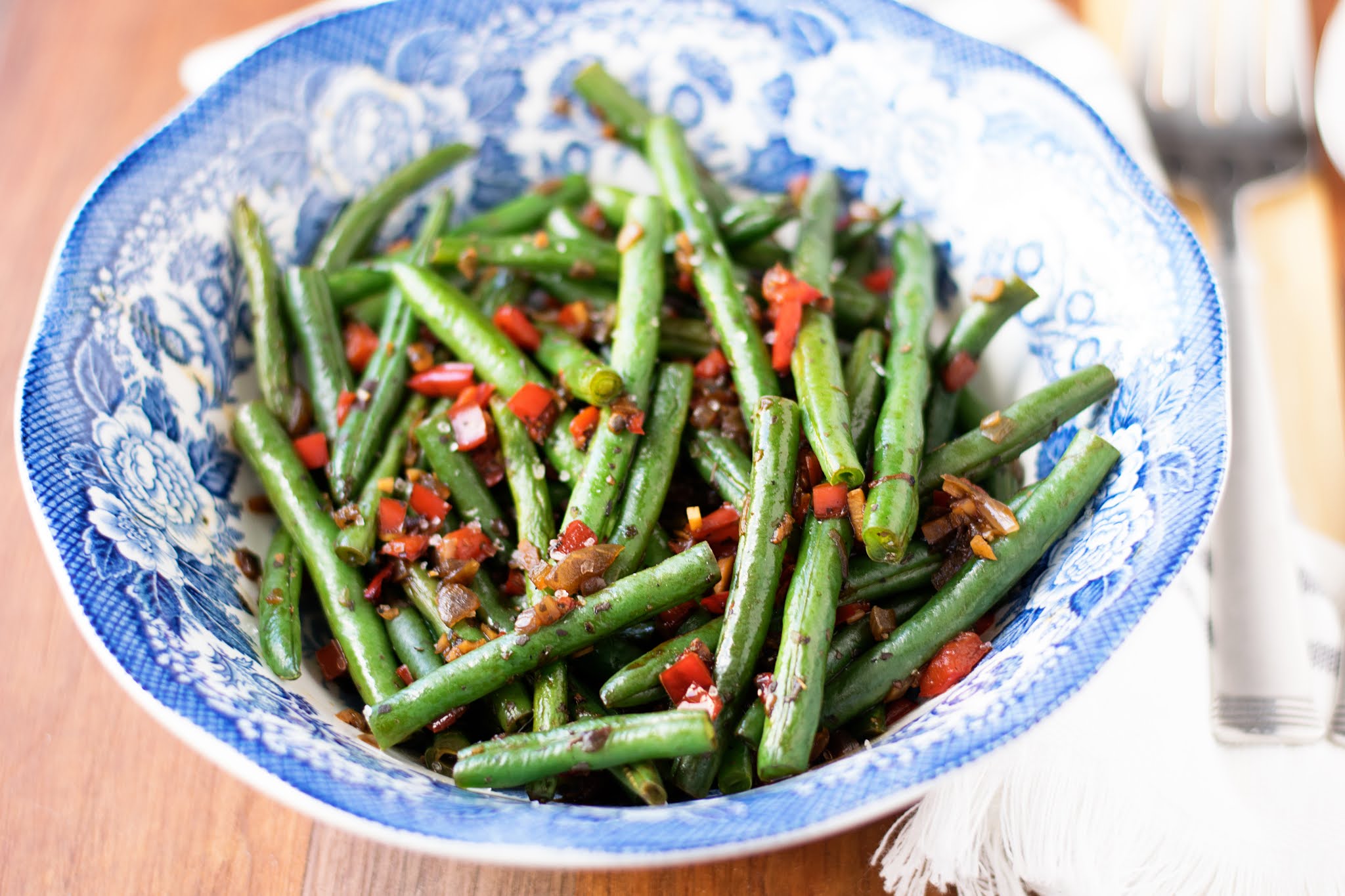 Oil Free Sauteéd Green Bean Recipe The Kitchen Wife