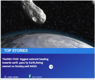 Asteroid Passes by Earth,closest Swing on Sunday
