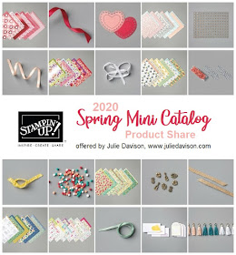 Stampin' Up! January-June 2020 Mini Catalog Product Share ~ offered by Julie Davison, www.juliedavison.com