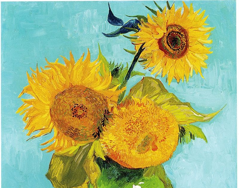 Art Analysis Sunflowers, by Vincent Van Gogh