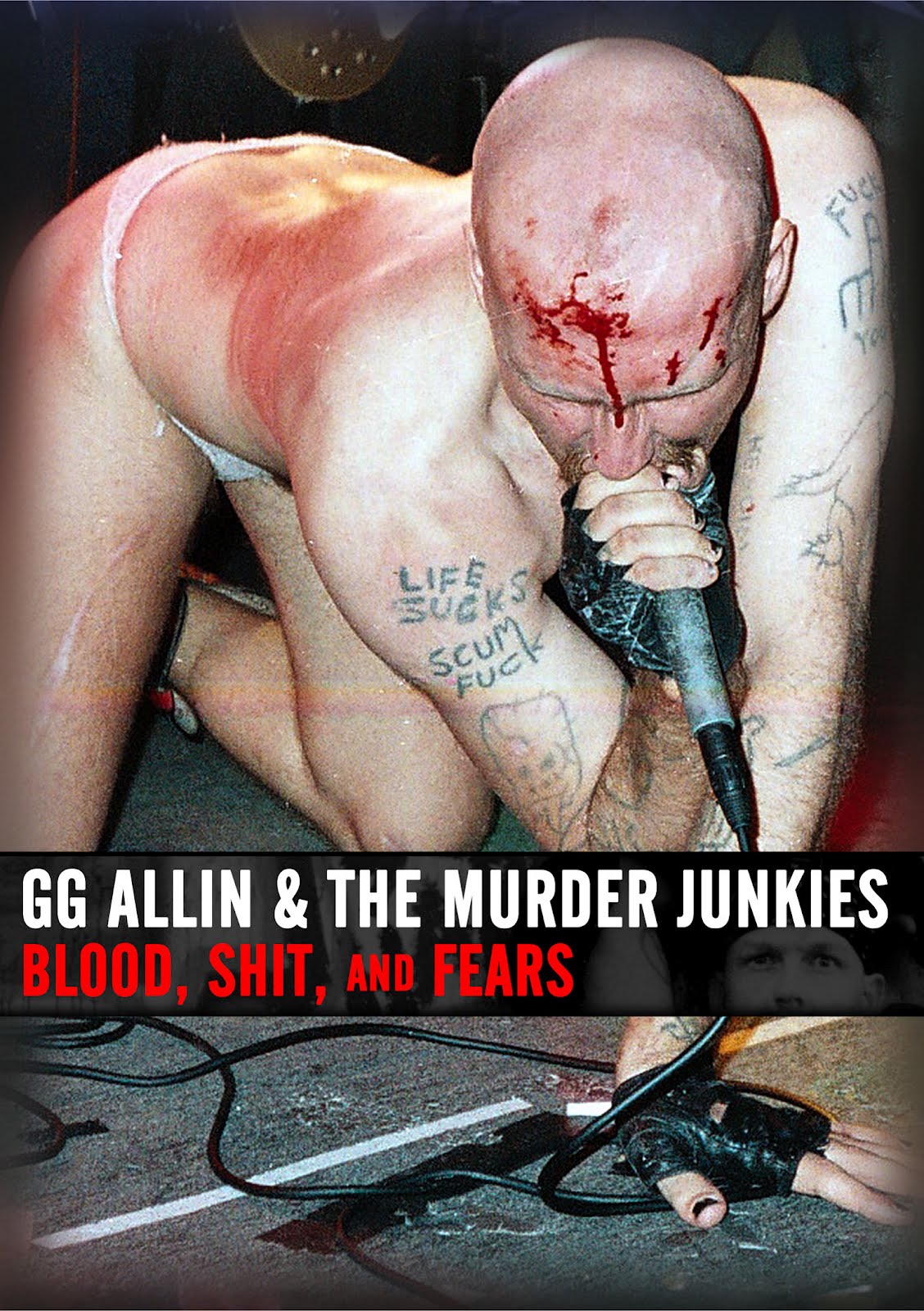 FFanzeen RocknRoll Attitude With Integrity DVD Review GG Allin and the Murder Junkies Blood, Shit, and Fears image