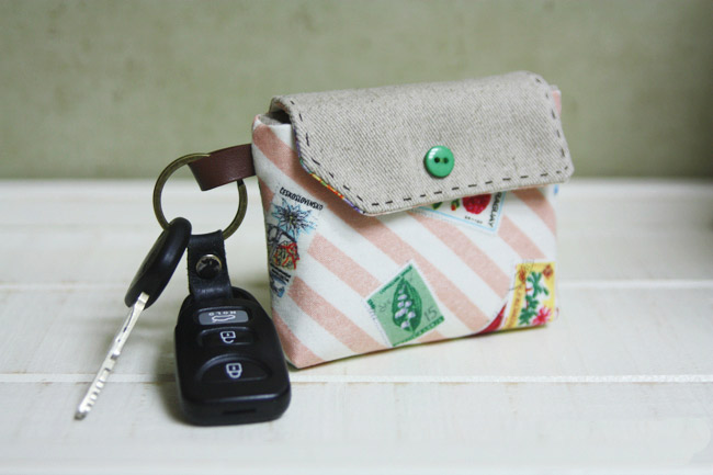 Card Wallet Key Chain Tutorial. DIY step-by-step in Pictures.