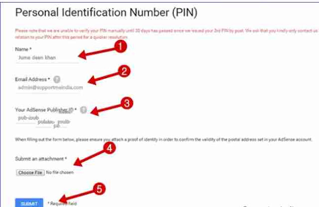 Adsense address verification without pin kaise kare 