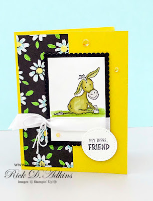 Check out today's Hey There Friend Card using the Darling Donkeys Sale-A-Bration Stamp Set.  Click here to learn more