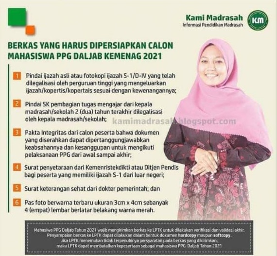 Penting, Juknis PPG DJ Kemenag Tahun 2021