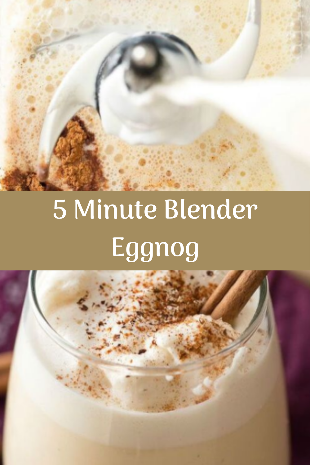 5 Minute Blender Eggnog
