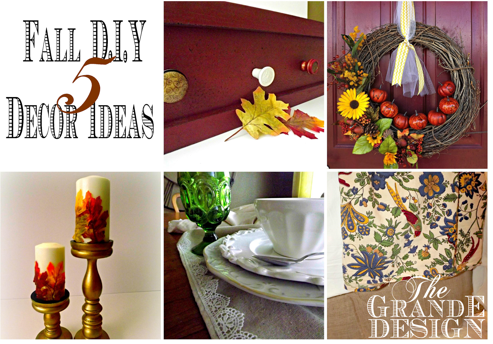 The Grande Design: Trends We Love: D.I.Y. Fall Decor
