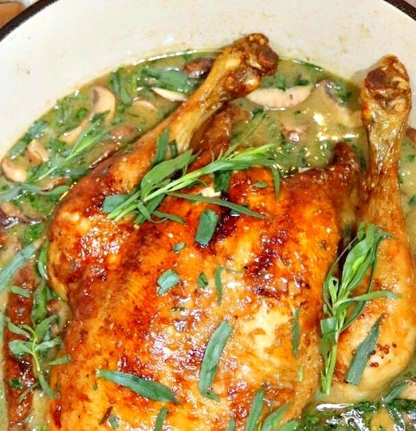 POT ROAST TARRAGON CHICKEN