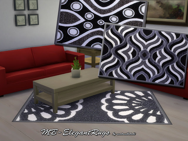 Ковры и декор на пол для The Sims 4 со ссылками для скачивания