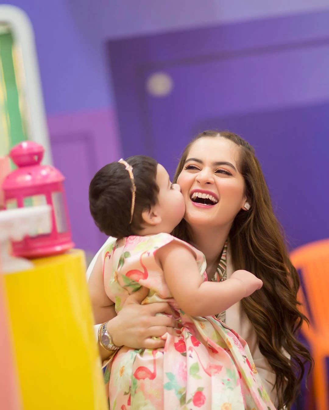 Aiman Khan and Muneeb Butt Celebrates 1st Birthday of Their Daughter Amal