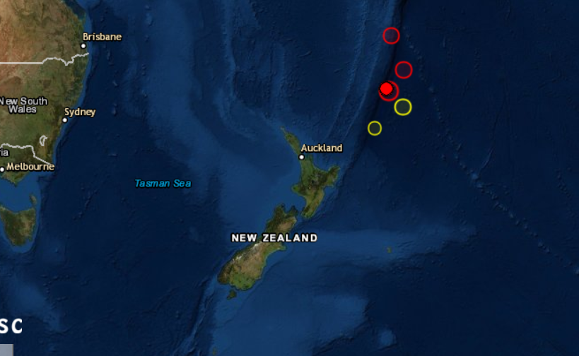 Replay France 2 Menace Sur Kermadec Earthquake Prediction: 6.1R in Kermadec Islands, New Zealand
