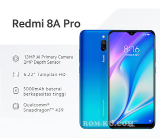 ROM MIUI 11 Xiaomi Redmi 8A Pro (Olivewood) Indonesia
