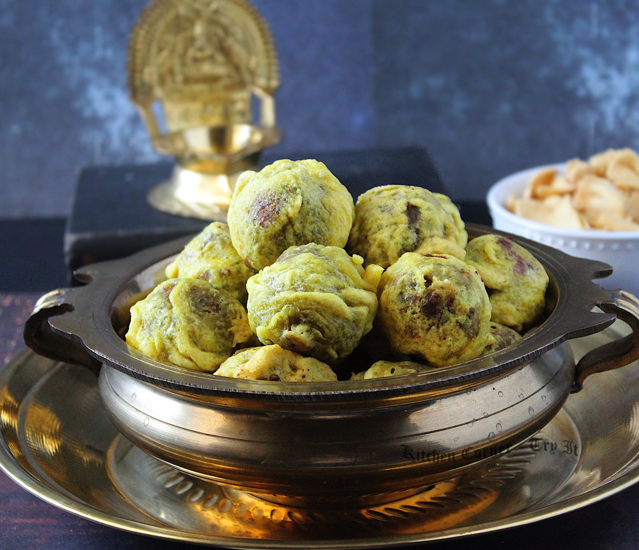 Sukhiyan/ Sugiyan Sweet Mung bean Fritters