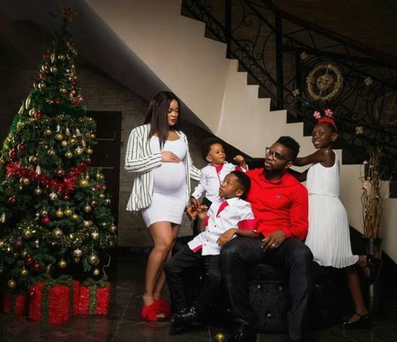 4 Footballer, Joseph Yobo and wife, Adaeze, release annual Christmas photos